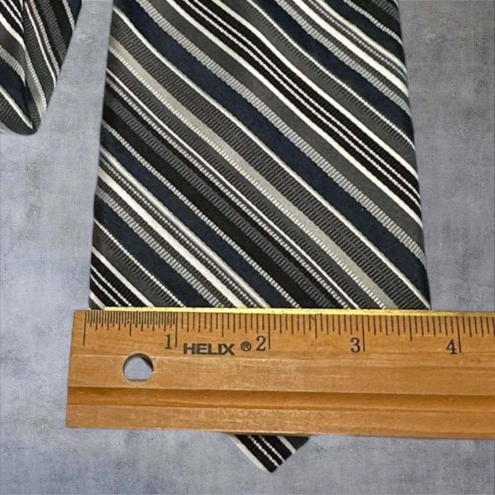 Michael Kors Necktie Lot‎ Mens OS Blue/Striped/Orange 3 Piece Silk Mixed Lot Set